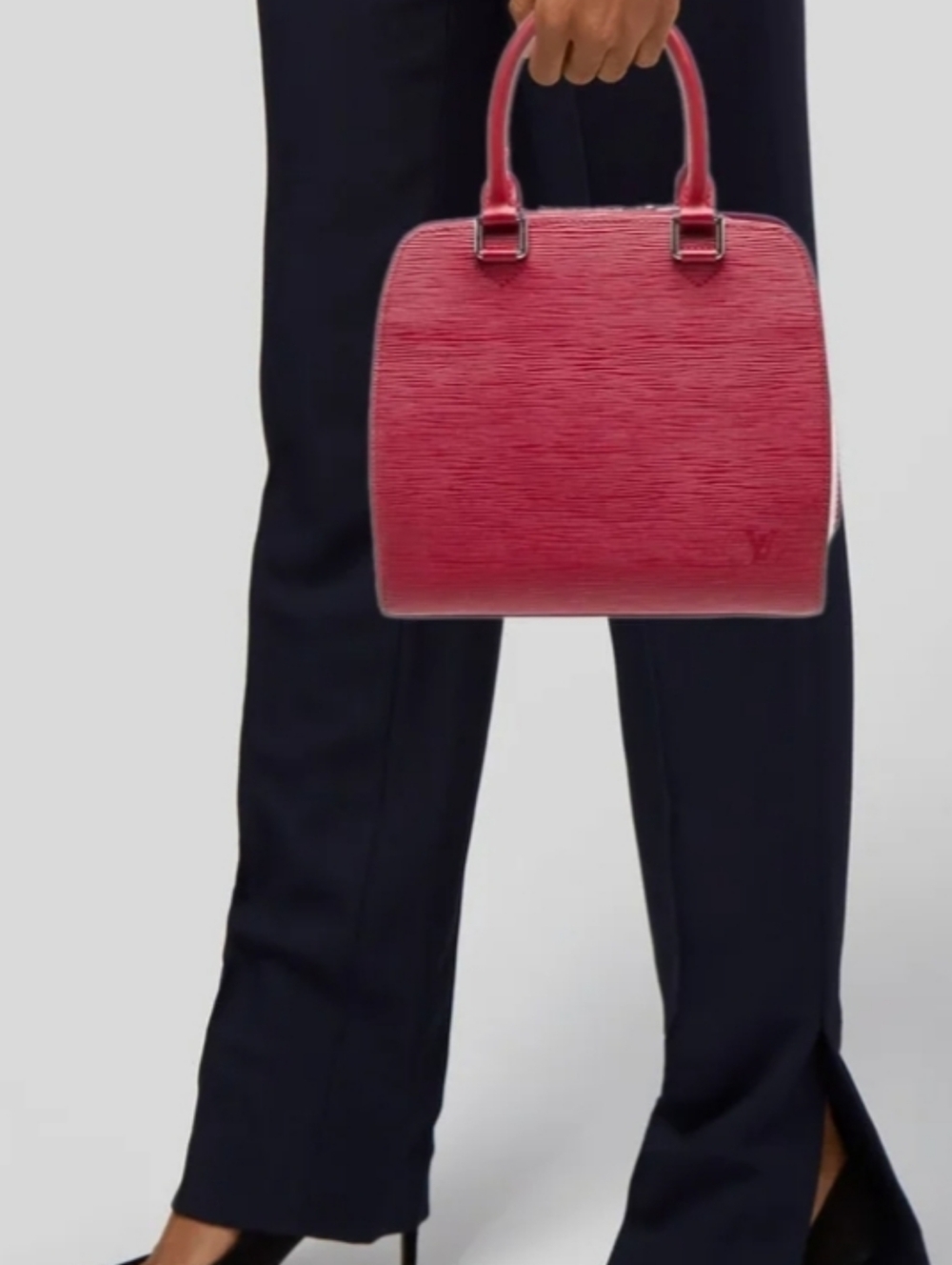 Louis Vuitton Epi Pont Neuf Handbag Castilian Red Leather 🥰 - Picture 2 of 4